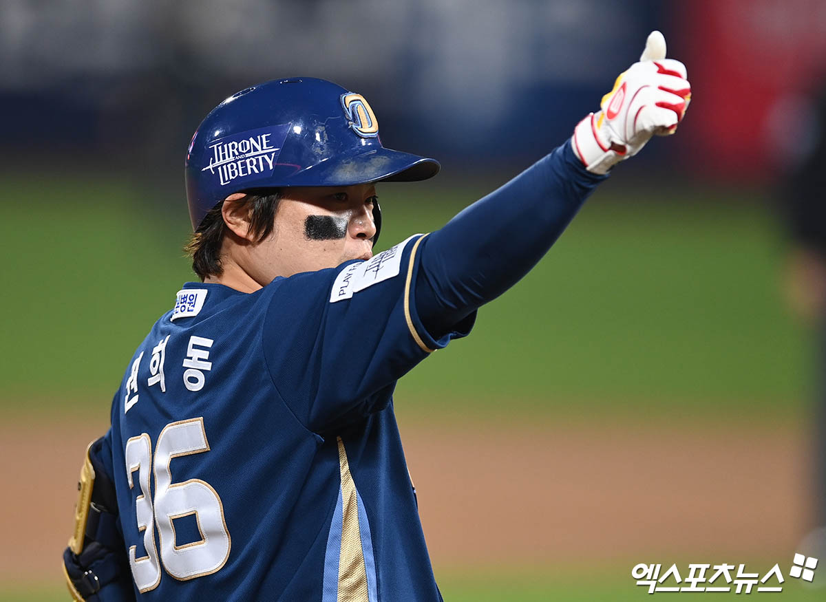 NC 외야수 권희동은 지난해 커리어하이를 기록해 팀 내 최고 연봉자가 됐다. 그는 최고 연봉자의 기쁨보다 어떻게든 팀의 가을야구를 위해 활약하리라 다짐했다. 엑스포츠뉴스 DB