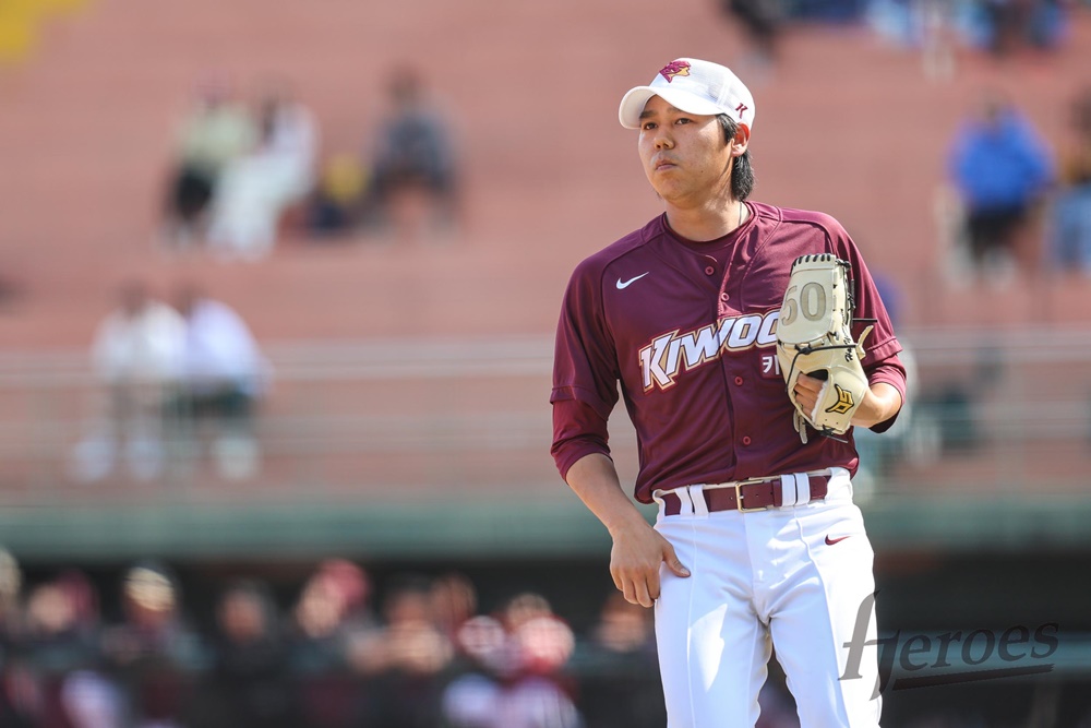 키움 투수 하영민은 22일 라쿠텐전 2이닝 무실점으로 활약해 눈길을 끌었다. 키움 히어로즈