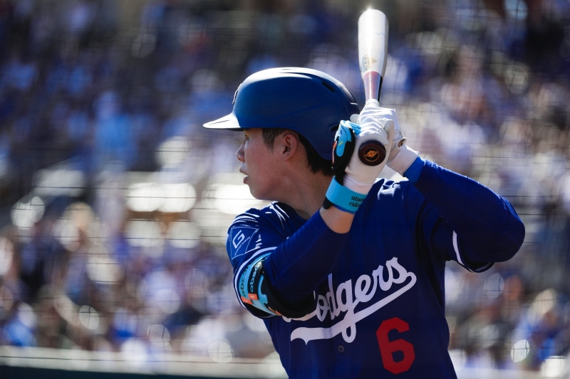 김혜성은 LA 다저스와 3+2년 최대 2200만 달러(약 324억원)의 계약을 맺고 메이저리그 진출에 도전한다. 김혜성은 4차례 시범경기에 출전해 9타수 1안타 2볼넷 4삼진을 기록했다. AP연합뉴스