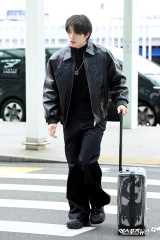 에이티즈 민기 '올블랙 멋짐'[엑's HD포토]