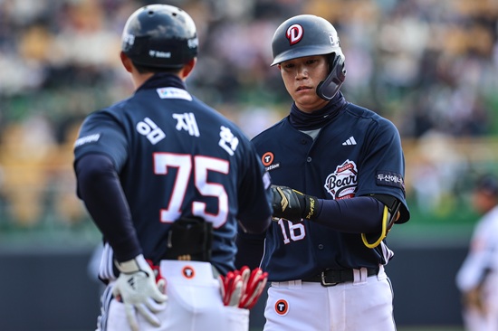 두산 베어스 내야수 박준영이 8일 청주 한화 이글스전에서 선발 출전해 멀티히트 활약상을 선보였다. 두산 베어스