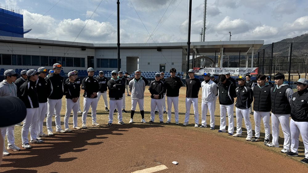 KT 위즈 퓨처스팀 선수단. KT 위즈