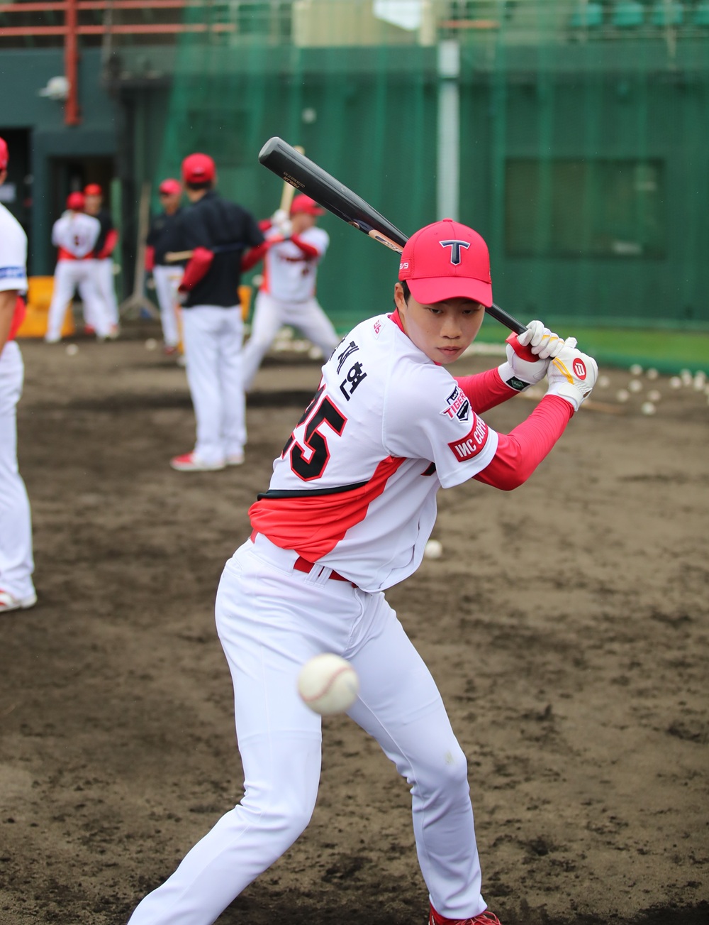 KIA 타이거즈 루키 외야수 박재현이 이범호 감독에게 높은 잠재력을 인정 받았다. 사진 KIA 타이거즈