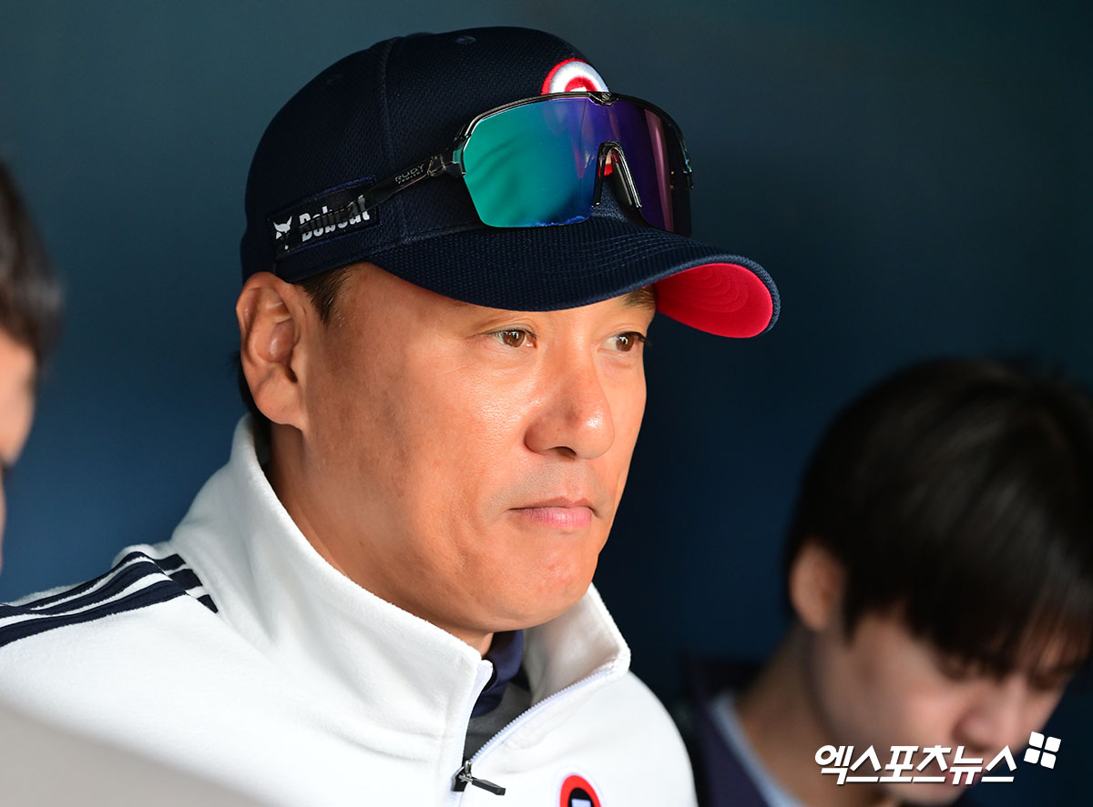 두산 베어스 이승엽 감독이 5선발 경쟁에서 김유성을 승자로 뽑은 가운데 베테랑 최원준의 필승조 기용 가능성을 언급했다. 엑스포츠뉴스 DB