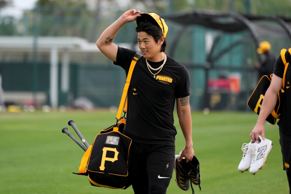 피츠버그 파이리츠 배지환이 17일 미국 플로리다주 탬파에 위치한 조지 M. 스타인브레너필드에서 열린 2025 미국프로야구 메이저리그 뉴욕 양키스와의 시범경기에 교체 출전해 1타수 무안타를 기록했다. AP 연합뉴스