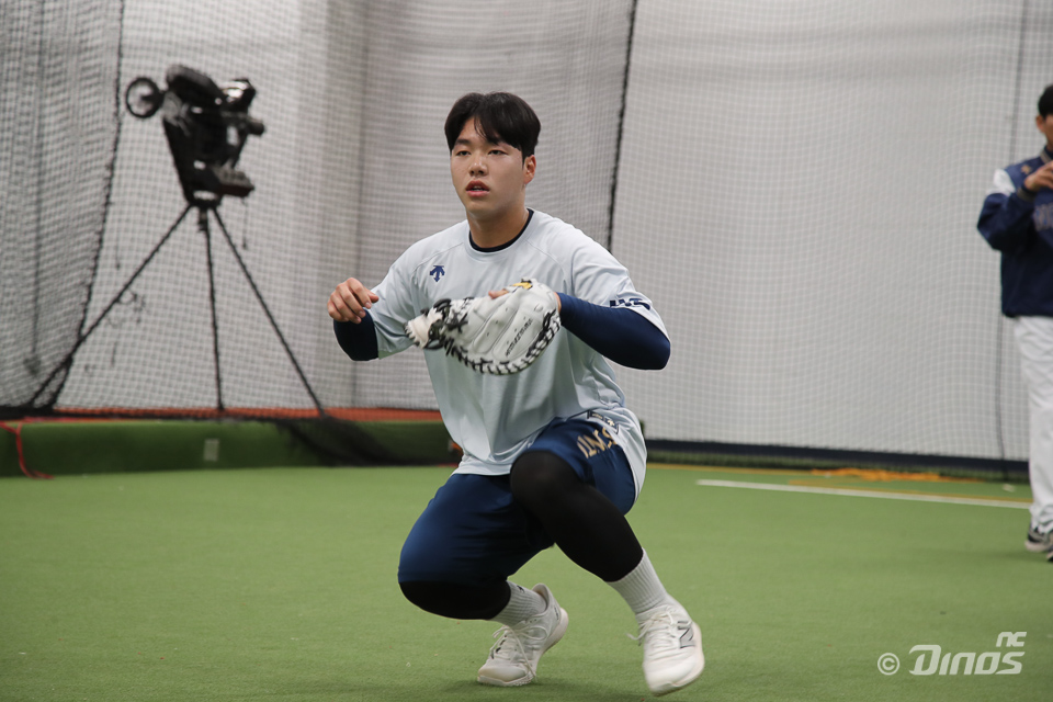 NC 포수 신용석은 비시즌 타격 재능을 터트리며 이호준 신임 감독의 많은 기대를 받고 있다. NC 다이노스