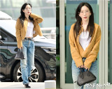 '얼굴에 빛이 나' 태연, 캐주얼한 패션으로 홍콩 출국