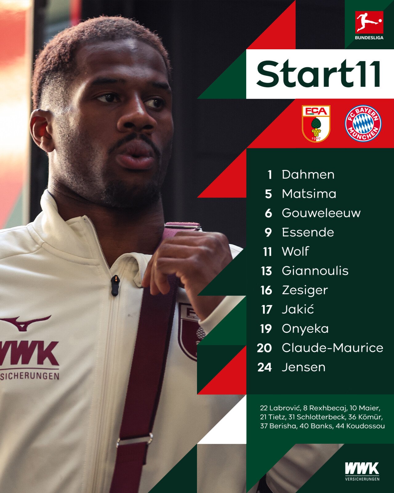 아우크스부르크 라인업