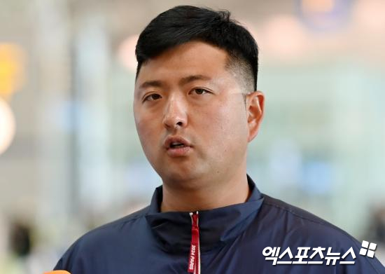 김우진(청주시청)이 18일 원주양궁장에서 진행된 2025 양궁 국가대표 최종 2차 평가전을 통해 올 시즌 남자 리커브 국가대표로 선발된 뒤, 앞으로도 계속 최고의 자리를 지키기 위해 노력하겠다고 말했다. 엑스포츠뉴스DB