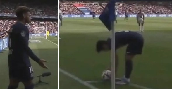 이강인의 소속팀 파리 생제르맹(PSG)은 20일 프랑스 파리에 있는 파르크 데 프랭스에서 열린2024-2025시즌 프랑스 리그 1 30라운드, 르 아브르와 맞대결에서 2-1 승리를 거뒀다. PSG가 리그 '무패우승'에 한 발짝 다가섰다. 이번 결과로 리그 29경기 승점 77점(24승 5무)을 기록했다. 이미 리그 우승은 확정했다. 이제 패배하지 않는 것에 집중하고 있다. 다만 이날 경기에선 이강인이 같은 팀 후배 공격수 데지레 두에의 코너킥을 빼앗아 찼다는 논란에 휩싸였다. 중계화면