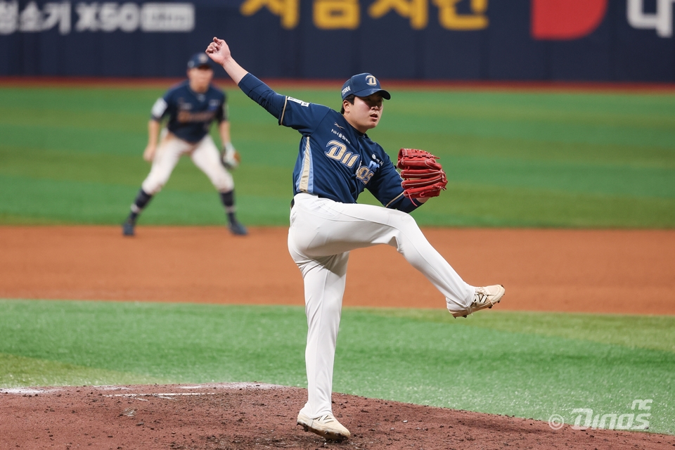 NC 투수 손주환은 올 시즌 전천후 불펜 투수로서 팀에 활력을 불어넣고 있다. 성적은 올해 9경기 평균자책점 제로다. NC 다이노스