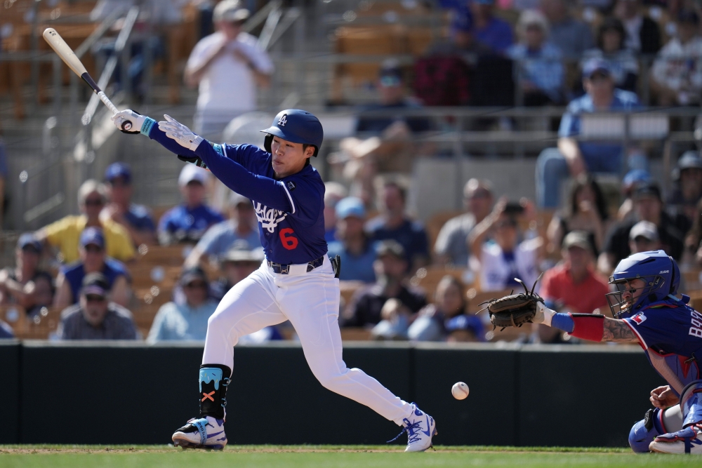 LA 다저스 산하 트리플A 오클라호마시티 코메츠에서 뛰고 있는 김혜성이 23일 미국 유타주 사우스조던 더 볼파크 앳 아메리카 퍼스트 스퀘어에서 열린 솔트레이크 비스와의 원정경기에 7번타자 겸 중견수로 선발 출전해 4타수 1안타 1도루를 기록했다. AP 연합뉴스