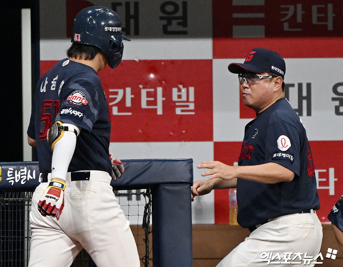 최근 롯데 타선을 뛰어난 페이스를 선보이며 끌려가는 경기를 뒤집고 있다. 엑스포츠뉴스 DB