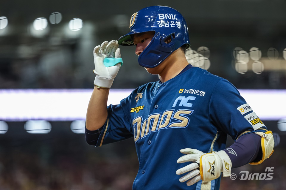 NC 내야수 김한별은 4일 사직구장에서 열릴  '2025 신한 SOL Bank KBO 리그' 롯데와 주말 3연전 마지막 경기에서 9번타자 2루수로 선발 출전한다. NC 다이노스