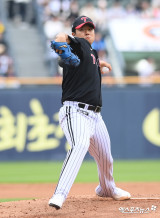 송승기 '매서운 눈빛'[포토]