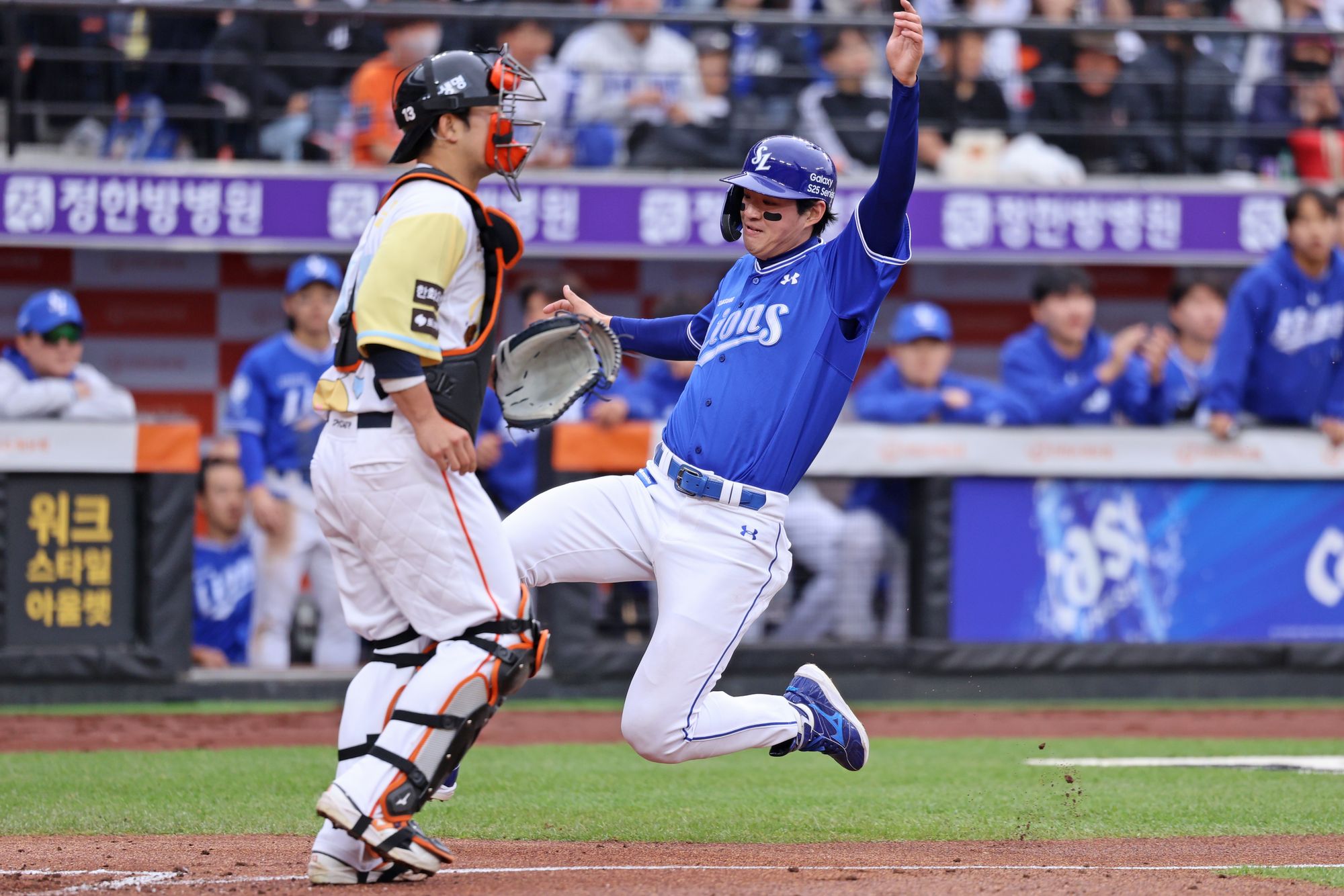 6일 대전 한화생명 볼파크에서 열린 2025 신한 SOL Bank KBO리그 삼성 라이온즈와 한화 이글스의 경기, 삼성은 1-3 패배를 당하며 4연패 수렁에 빠졌다. 삼성 라이온즈