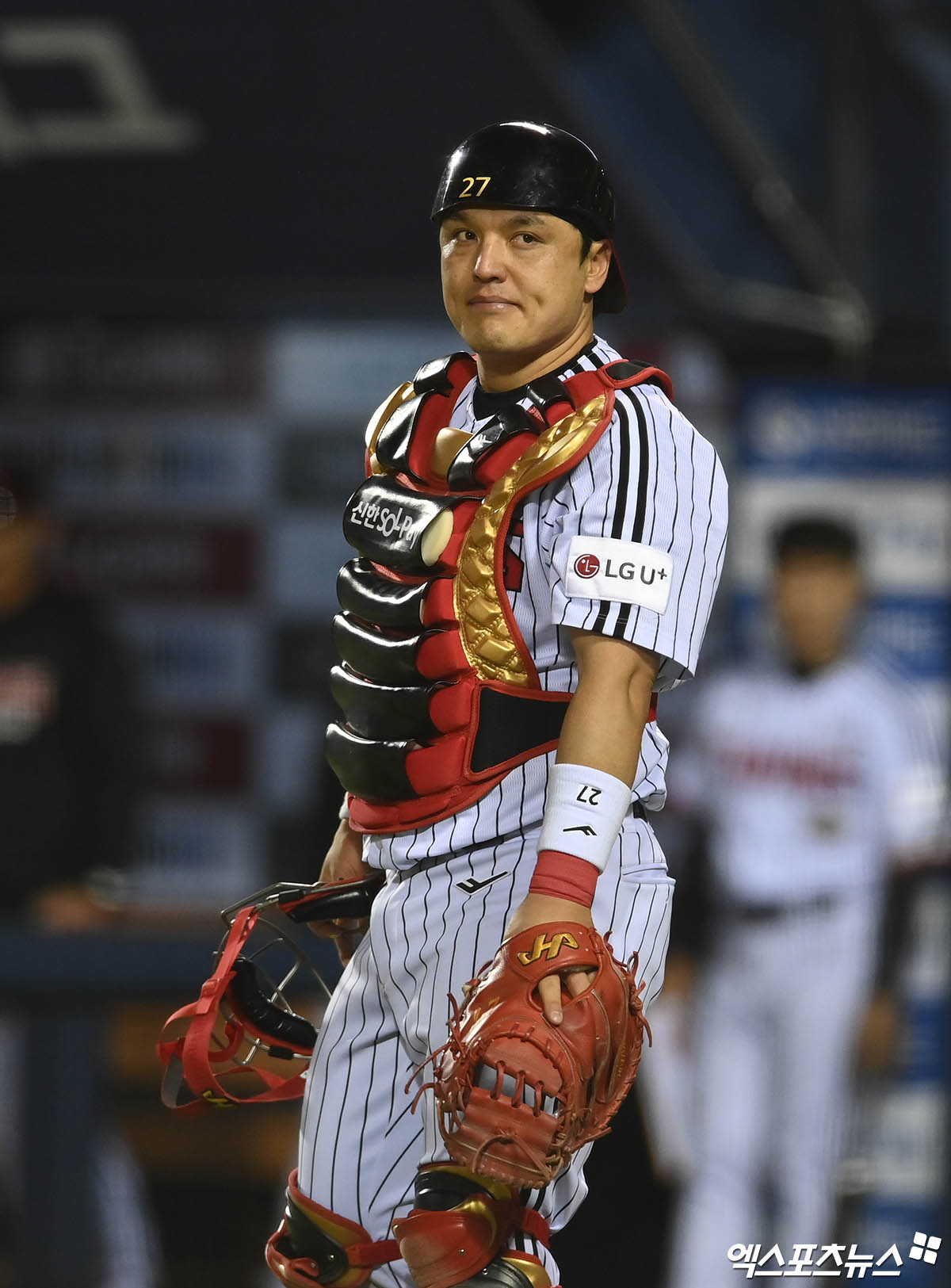 LG 트윈스 포수 박동원이 경기에 출전해 수비를 준비하고 있다. 엑스포츠뉴스 DB