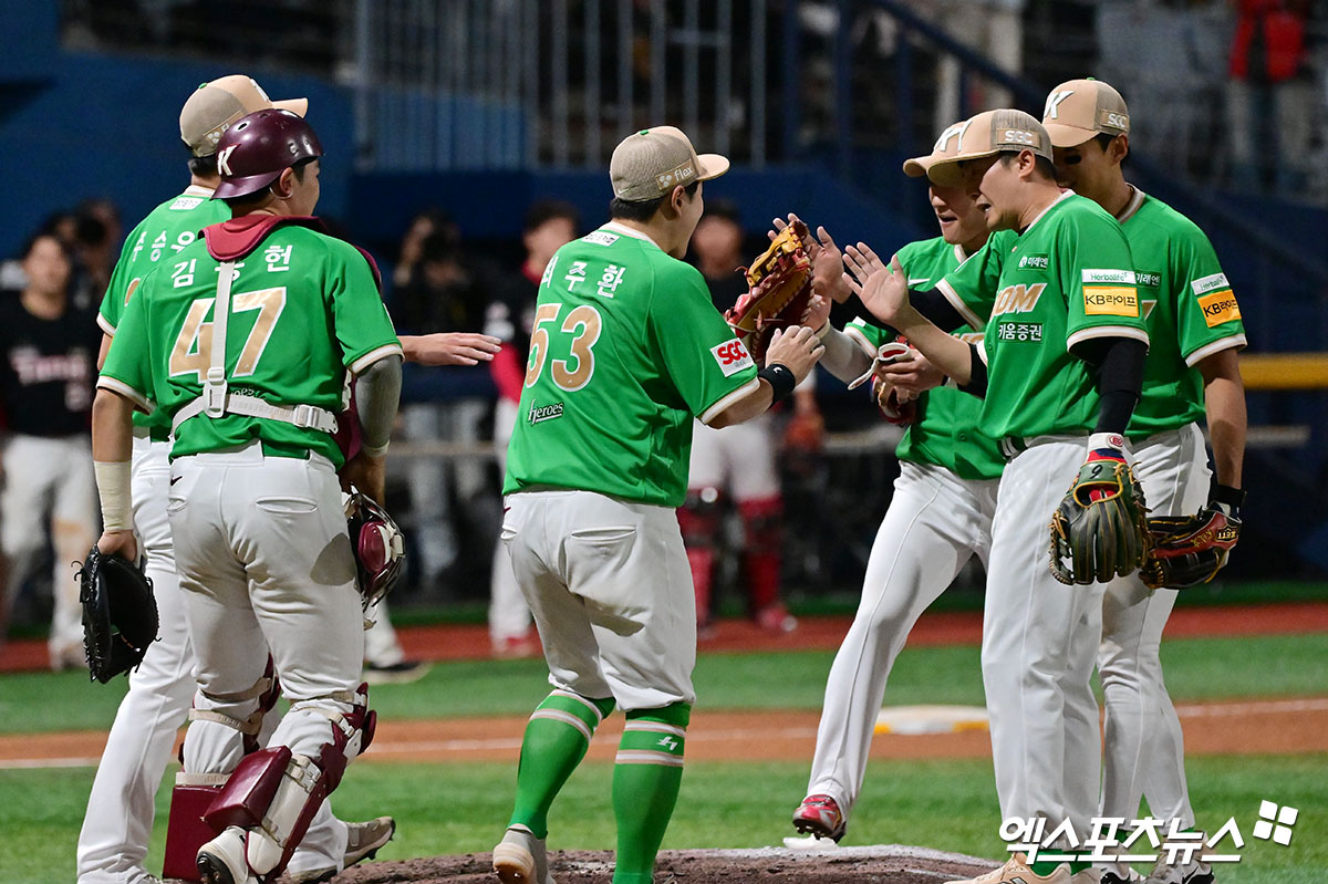 ​​키움은 지난 7일 고척스카이돔에서 열린 '2025 신한 SOL Bank KBO 리그' KIA와 주중 3연전 마지막 경기에서 7점 차로 끌려갔던 경기를 뒤집으며 값진 역전승을 챙겼다. 엑스포츠뉴스 DB