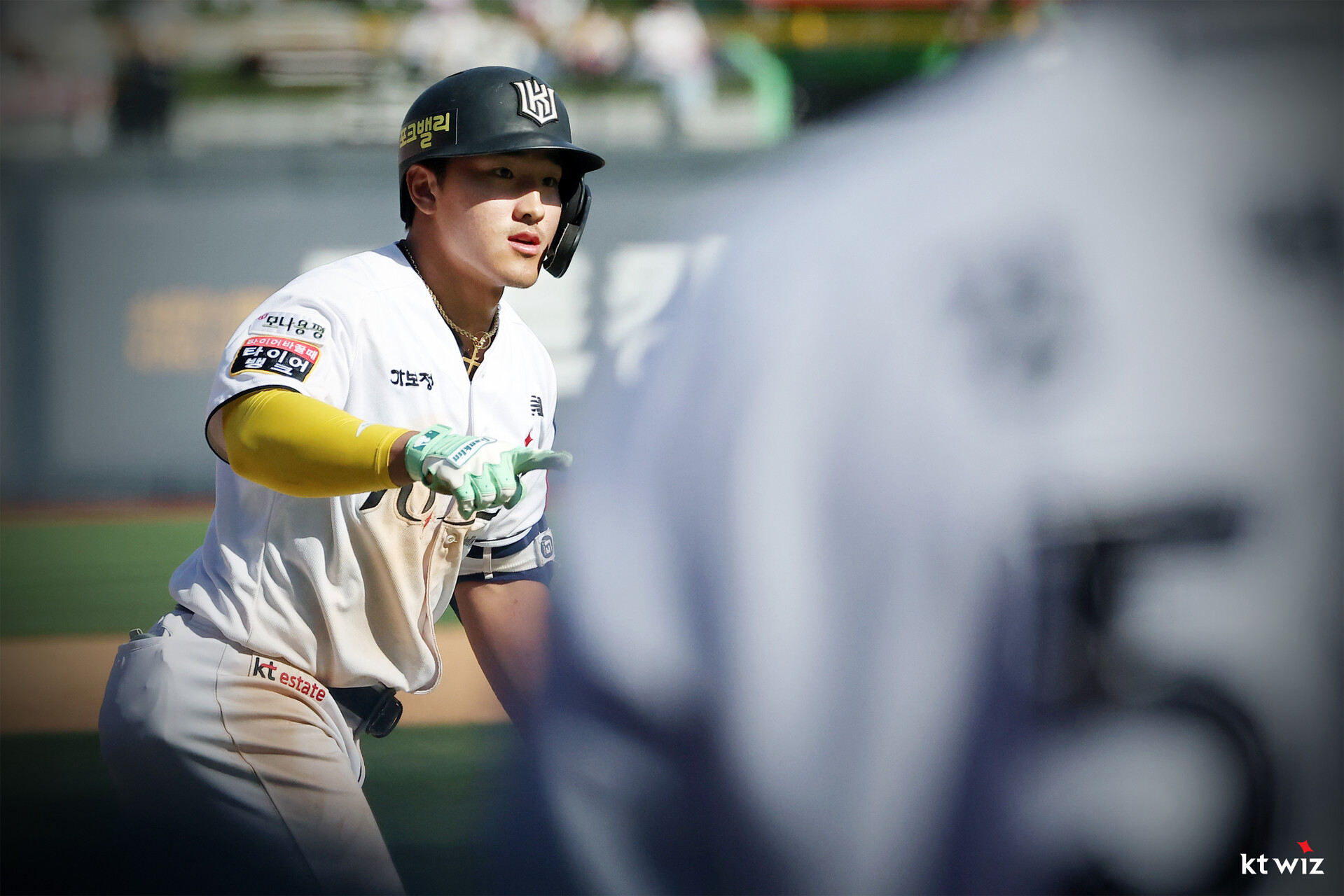 KT 위즈 안현민. KT 위즈