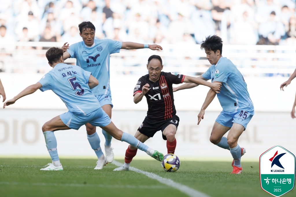 김기동 감독이 이끄는 서울은 18일 대구iM뱅크PARK에서 열린 대구FC와의 하나은행 K리그1 2025 14라운드 원정 경기에서 후반 3분 터진 둑스의 선제 결승골을 잘 지켜 1-0으로 승리했다. 지난 3월 29일 대구와의 맞대결 승리 후 7경기에서 4무3패로 승리가 없었던 서울은 다시 대구를 제물로 8경기 만에 승리를 거둬 승점 3을 추가했다. 4승6무4패, 승점 18이 되면서 7위로 뛰어올랐다.