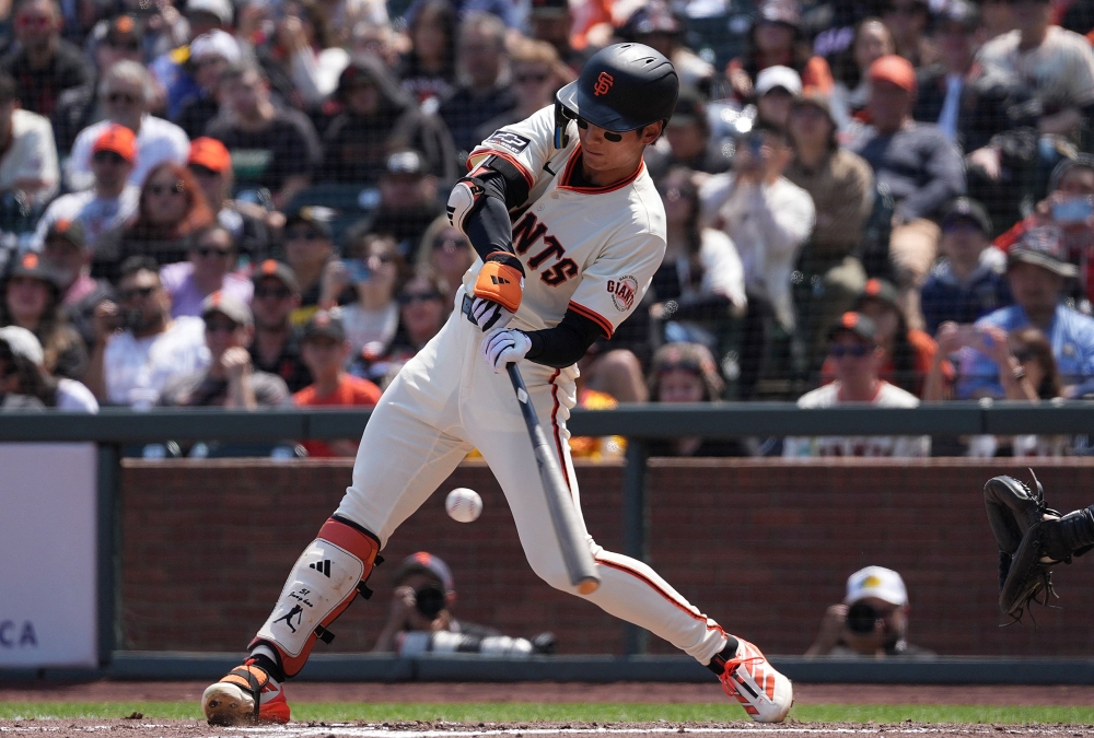 샌프란시스코 자이언츠 외야수 이정후가 19일 미국 캘리포니아주 샌프란시스코의 오라클파크에서 열린 2025 미국프로야구 메이저리그 애슬레틱스와의 홈경기에 3번타자 겸 중견수로 선발 출전해 4타수 무안타를 기록했다. AFP 연합뉴스