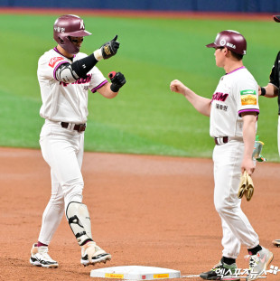 송성문 '안타로 출루'[포토]