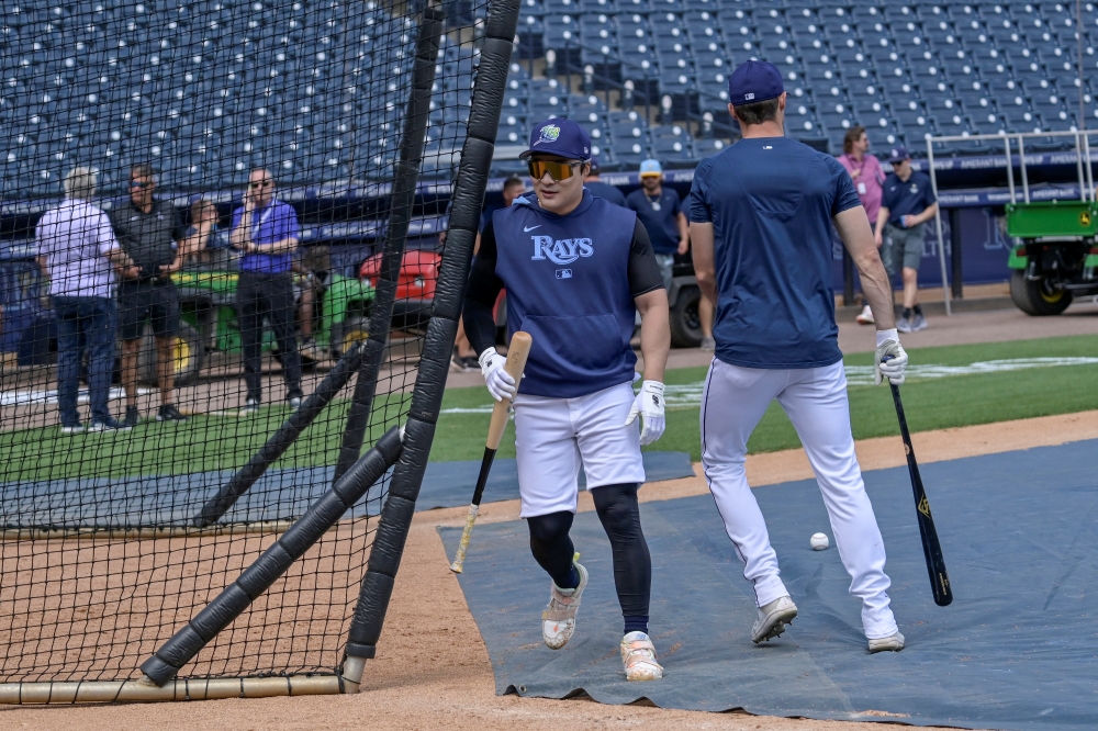 탬파베이 산하 트리플A 더램 불스 소속으로 경기를 소화 중인 김하성이 30일 미국 노스캐롤라이나주 더럼의 불스 애슬레틱 파크에서 열린 멤피스 레드버즈(세인트루이스 카디널스 산하)와의 홈경기에 2번 지명타자로 선발 출전해 4타수 무안타 1볼넷 1득점을 기록했다. UPI 연합뉴스