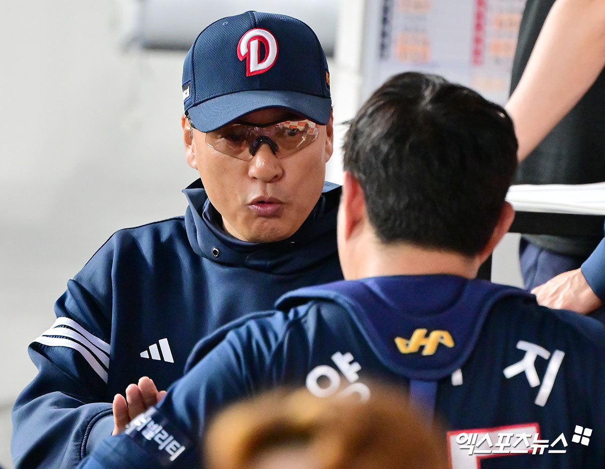 이승엽 감독이 이끄는 두산 베어스가 2025 시즌 개막 후 5월까지 23승 31패 1무, 승률 0.426으로 9위에 머무르고 있다. 사진 엑스포츠뉴스 DB