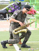 '전역' RM 힘든 시간 많았지만 뜻깊어…빨리 BTS 무대로 복귀하겠다 [엑's 현장] 