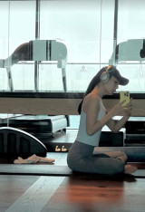 안은진, 운동으로 만든 '명품 몸매' 공개…뱃살 실종 [★해시태그]