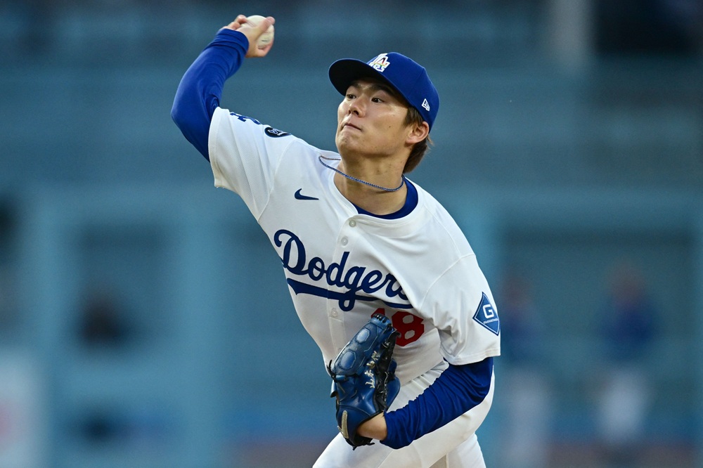 LA 다저스 야마모토 요시노부. AFP 연합뉴스