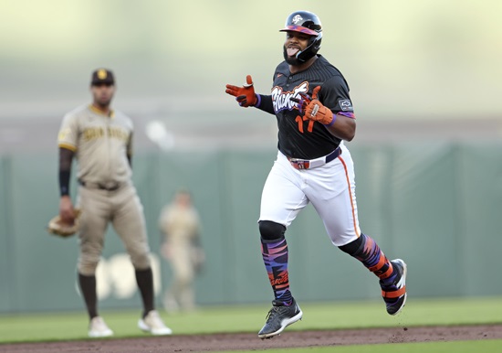 샌프란시스코 자이언츠 엘리엇 라모스. 연합뉴스