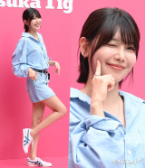 '포즈 자판기' 최수영, 다리 보험 필요한 각선美
