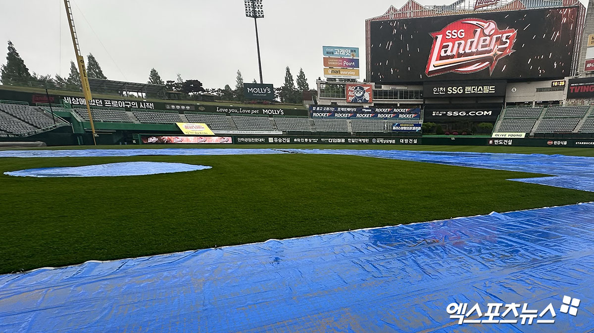 20일 오후 인천SSG랜더스필드에서 열릴 예정이었던 '2025 신한 SOL Bank KBO리그' KIA 타이거즈와 SSG 랜더스의 시즌 6차전이 우천으로 취소됐다. 이날 취소된 경기는 추후 재편성된다. 21일 선발은 KIA 양현종, SSG 김광현이다. 엑스포츠뉴스 DB