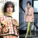 나나, '초록 스타킹' 소화하는 기럭지…살짝 비친 '1968 타투' 눈길