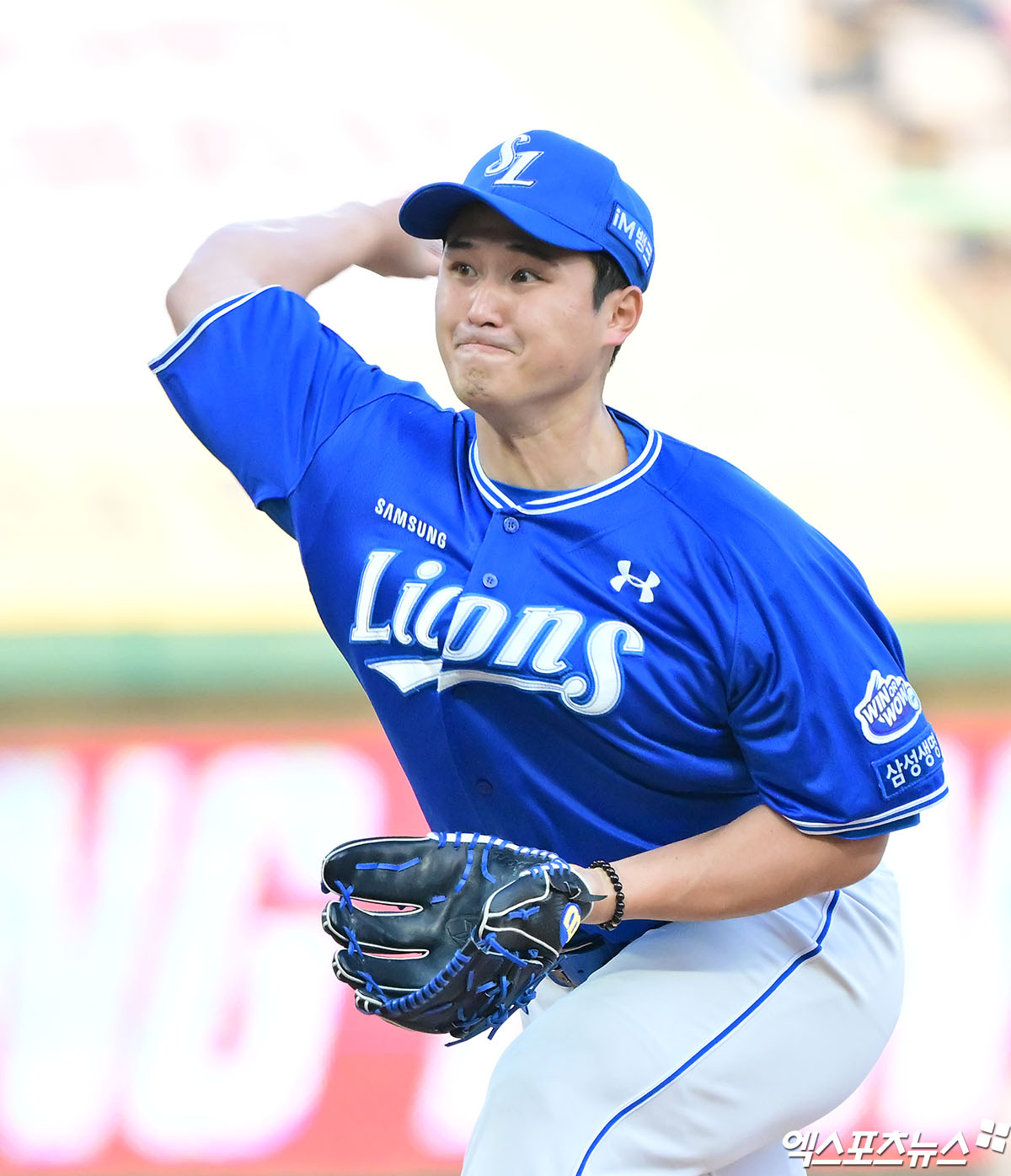 삼성 라이온즈 선발투수 최원태가 올해 경기에 등판해 역투하고 있다. 엑스포츠뉴스 DB