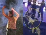 또 무대 위 '관객 난입'…지드래곤, 돌발 사고에도 "워워~" 침착함 빛났다 [엑's 이슈]