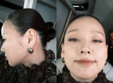 이효리, 스타일링 폼 안죽었다…삭발같은 올백머리→왕 귀고리 '난리' 굴욕 無 [엑's 이슈]