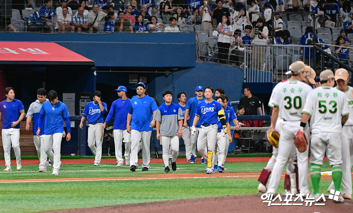 삼성 라이온즈는 27일 서울 고척스카이돔에서 열린 2025 신한 SOL Bank KBO리그 키움 히어로즈와 원정경기에서 4-5 역전패를 당했다. 엑스포츠뉴스 DB