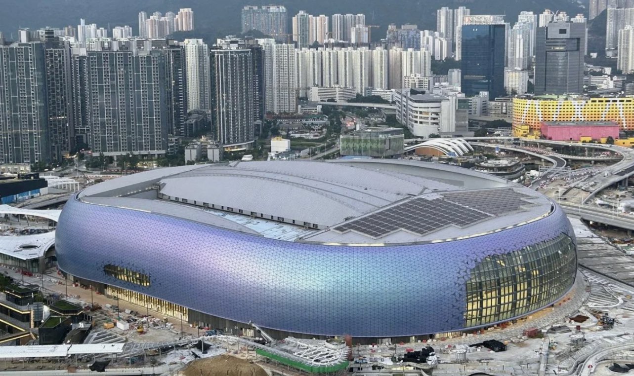 Aerial View of Kai Tak Stadium