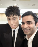 T.O.P Shares Heartwarming Photo with 'Squid Game' Co-Star Anupam Tripathi