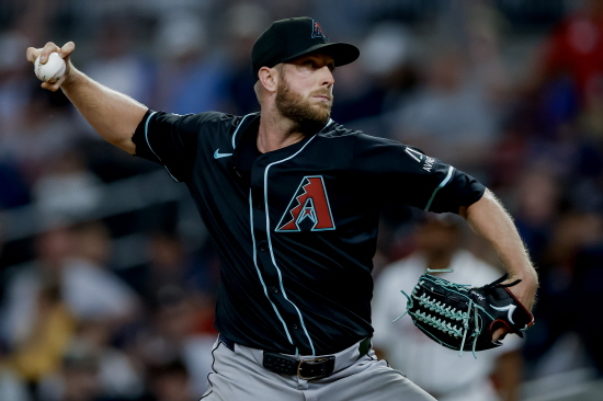 3일 미국 애리조나주 피닉스의 체이스필드에서 열린 2025 미국 메이저리그(MLB) 샌프란시스코 자이언츠와 애리조나 다이아몬드백스의 경기, 애리조나 메릴 켈리가 선발 등판했다. EPA 연합뉴스