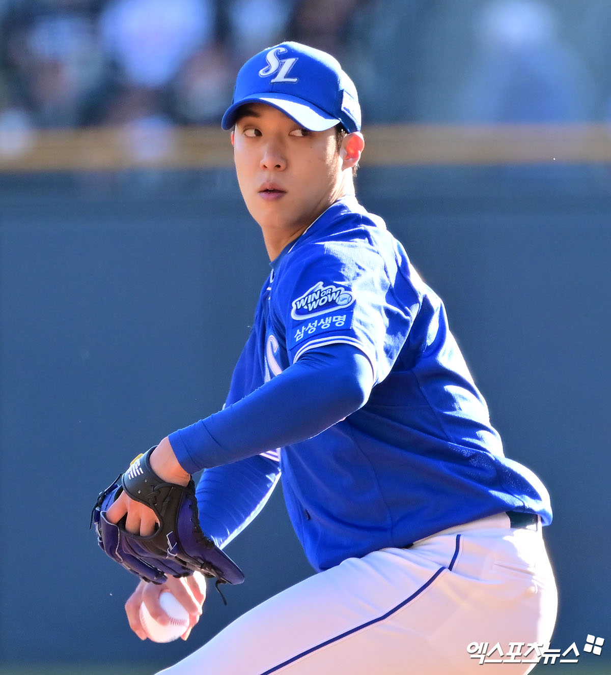 삼성 라이온즈 원태인이 12일 대전 한화생명 볼파크에서 열리는 2025 신한 SOL Bank KBO 올스타전에 출전하지 못하게 됐다. 베스트12에 선정됐지만, 부상으로 인해 롯데 박세웅으로 교체됐다. 엑스포츠뉴스 DB