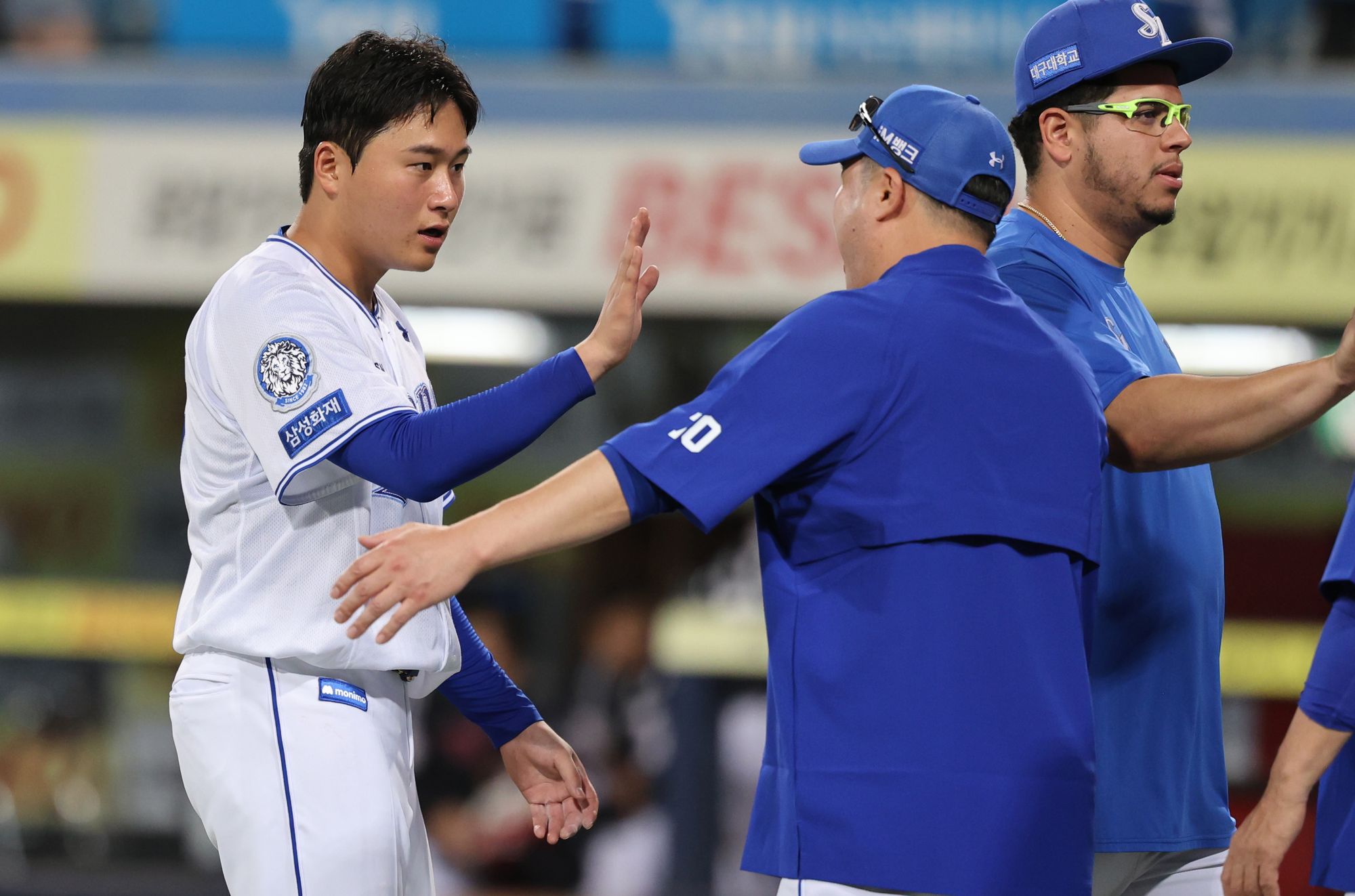 삼성 라이온즈 좌완 이승현이 4일 대구 삼성라이온즈파크에서 열린 2025 신한 SOL Bank KBO리그 LG 트윈스와 홈경기에 선발 등판해 8⅓이닝 1피안타(1피홈런) 3사사구 6탈삼진 1실점 인생경기를 펼쳤다. 삼성 라이온즈