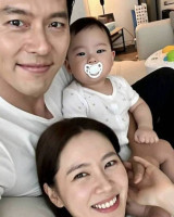 손예진♥현빈, 子와 찍은 가족사진? 알고 보니 가짜 "이미 여러 번" [엑's 이슈] 