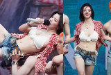 '워터밤 24억 건물주' 권은비, 12만원짜리 의상 '활활' "노출 막으려 양면테이프" 눈길 [엑's 이슈]