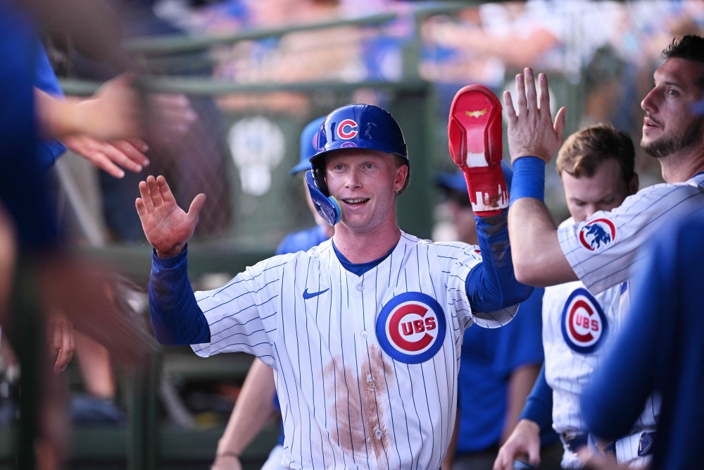 시카고 컵스 외야수 피트 크로우-암스트롱이 11일 미국 미네소타주 미니애폴리스의 타깃필드에서 열린 2025 미국 메이저리그(MLB) 미네소타 트윈스와의 원정경기에 4번타자 겸 중견수로 선발 출전해 4타수 3안타(2홈런) 3타점 1볼넷을 기록했다. 이로써 구단 역사상 최소경기(92경기) 단일 시즌 25홈런-25도루를 달성했다. AFP 연합뉴스