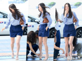 정수정 '끼어버린 하이힐, 웃음 빵 터진 냉미녀'[뷰하인드]