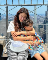 이시영, '둘째' 품고 子와 떠난 근황…'임신 고백' 이틀 만 글 삭제→일상 복귀 [엑's 이슈]