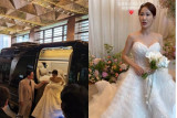 돈 뽑아가라 김준호♥김지민 결혼식, 박나래가 부케 받았나…세상에서 가장 눈부시게 아름다워